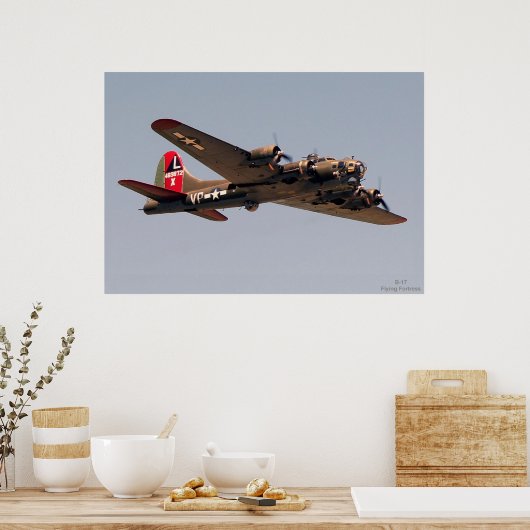 B-17 Festung Poster (Küche)