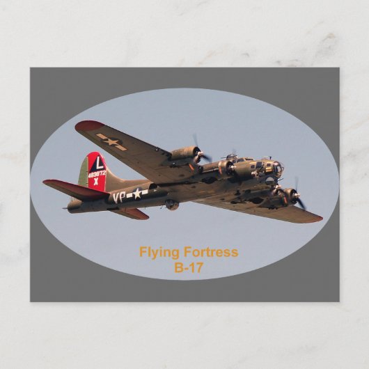 B-17 Festung Postkarte (Vorderseite)
