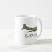 B-17 Festung WW2 Schwerbomber Kaffeetasse (VorderseiteRechts)