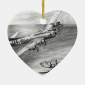 (B-17) Fliegende Festung Keramikornament (Vorne)