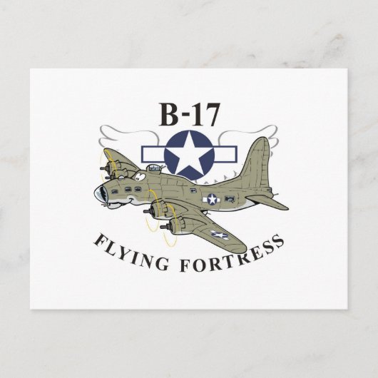 B-17 fliegende Festung Postkarte (Vorderseite)