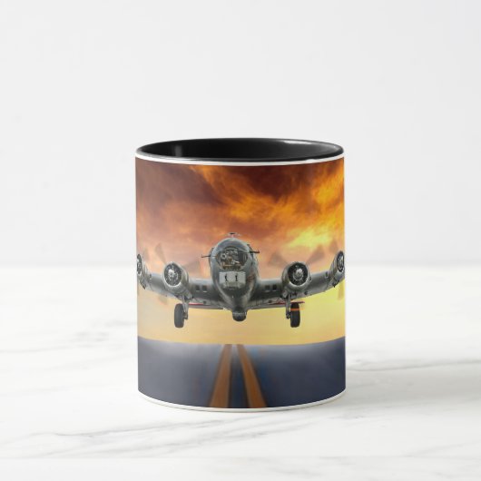 B-17 FLIEGENDE FORTSCHRITTE TASSE (Zentrum)