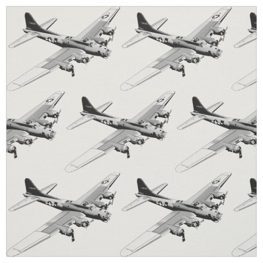 B-17 Fliegendes Festungsgewebe Stoff (Muster)