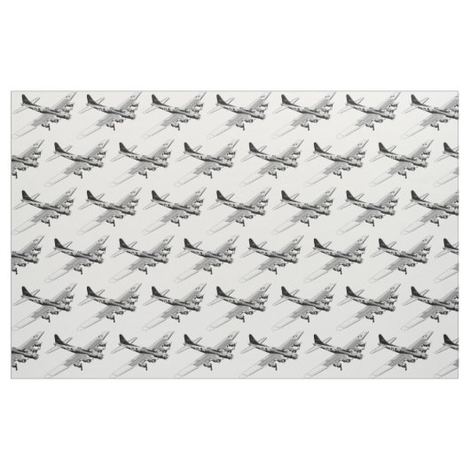 B-17 Fliegendes Festungsgewebe Stoff (Fat Quarter (45,7 x 55,9 cm))