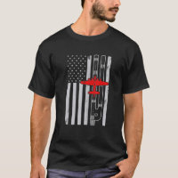 B-17 Flying Fortress Airplane American Flag Runway