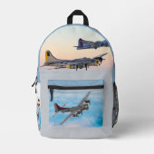 B-17 FLying FORTRESS BOMBER SQUADRON Bedruckter Rucksack (Vorderseite)