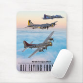 B-17 FLying FORTRESS BOMBER SQUADRON Mousepad (Mit Mouse)