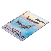 B-17 FLying FORTRESS BOMBER SQUADRON Notizblock (Linke Seite)