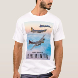 B-17 FLying FORTRESS BOMBER SQUADRON T-Shirt