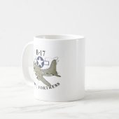 B-17 flying fortress kaffeetasse (Vorderseite Links)