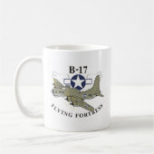 B-17 flying fortress kaffeetasse (Links)