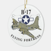 B-17 flying fortress keramik ornament (Links)