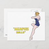 B-17 Flying Fortress Memphis Belle Nose Art Postkarte (Vorne/Hinten)