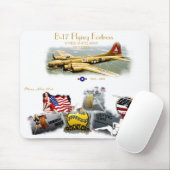 B-17 FLYING FORTRESS, Misc. Nose Art Mousepad (Mit Mouse)