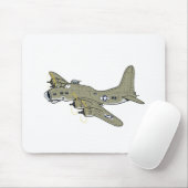 B-17 flying fortress mousepad (Mit Mouse)