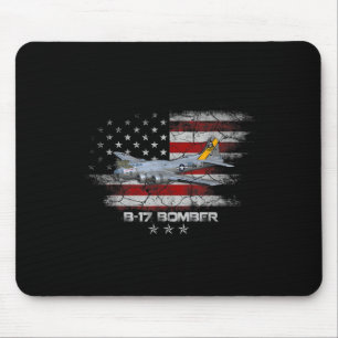 B-17 Flying Fortress World War 2 Bomber Warplane W Mousepad