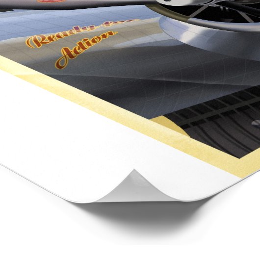 B-17 Girl Poster (Ecke)