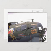 B-17 Nasenkunst Postkarte (Vorne/Hinten)