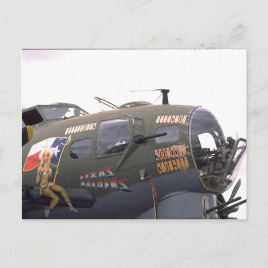 B-17 Nasenkunst Postkarte (Vorderseite)