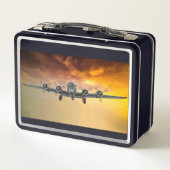 B-17 SCHALTFLÄCHE METALL BROTDOSE (Rückseite)