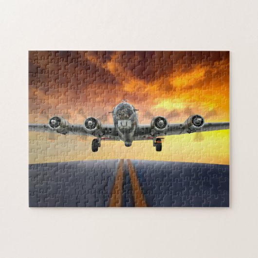 B-17 SCHALTFLÄCHE PUZZLE (Horizontal)