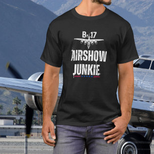 B-17 Vintage-Flugzeug Flugshow Junkie Luftfahrt WW T-Shirt