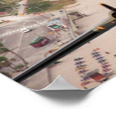 B-17 vor der Küste Floridas Poster (Ecke)