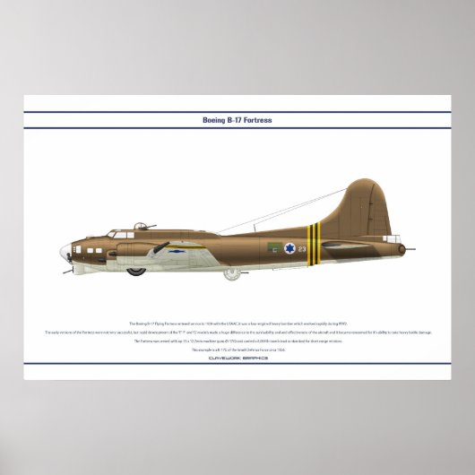 B-17G Israel 1 Poster (Vorne)