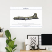 B-17G USA 324BS 1 POSTER (Heimbüro)
