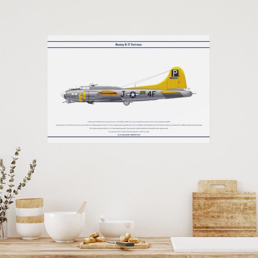 B-17G USA 837BS 1 POSTER (Küche)