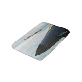 B-1 Bomber- und Kriegskämpfe Badematte (Schrägansicht)