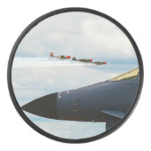 B-1 Bomber- und Kriegskämpfe Eishockey Puck (Vorderseite)
