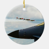 B-1 Bomber- und Kriegskämpfe Keramikornament (Hinten)