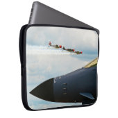 B-1 Bomber- und Kriegskämpfe Laptopschutzhülle (Vorne Rechts)