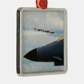 B-1 Bomber- und Kriegskämpfe Ornament Aus Metall (Rechts)