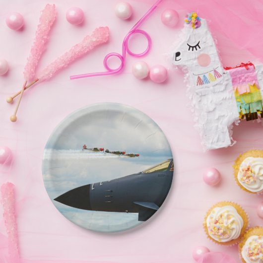 B-1 Bomber- und Kriegskämpfe Pappteller (Party)