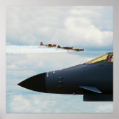 B-1 Bomber- und Kriegskämpfe Poster (Vorne)