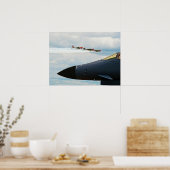 B-1 Bomber- und Kriegskämpfe Poster (Küche)