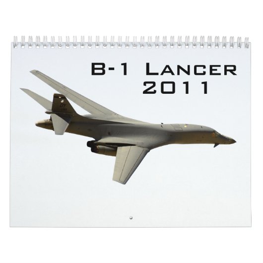 B-1 Lancer-Kalender Kalender (Titelbild)