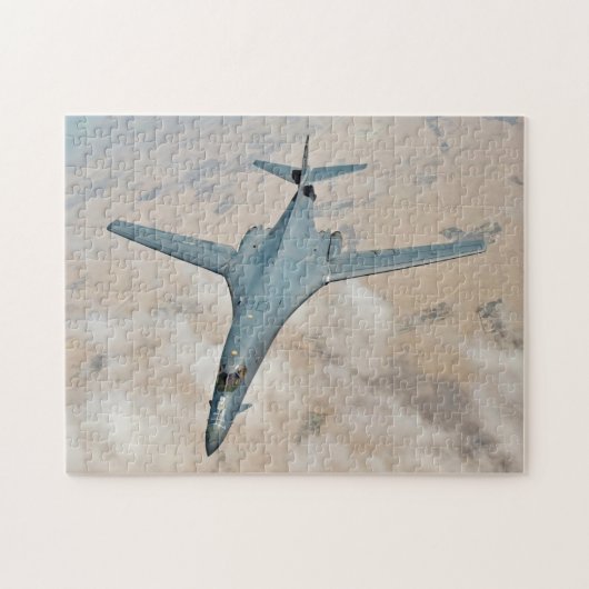 B-1B Bomber während des Fluges Flüge, die vollstän Puzzle (Horizontal)