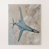 B-1B Bomber während des Fluges Flüge, die vollstän Puzzle (Vertikal)