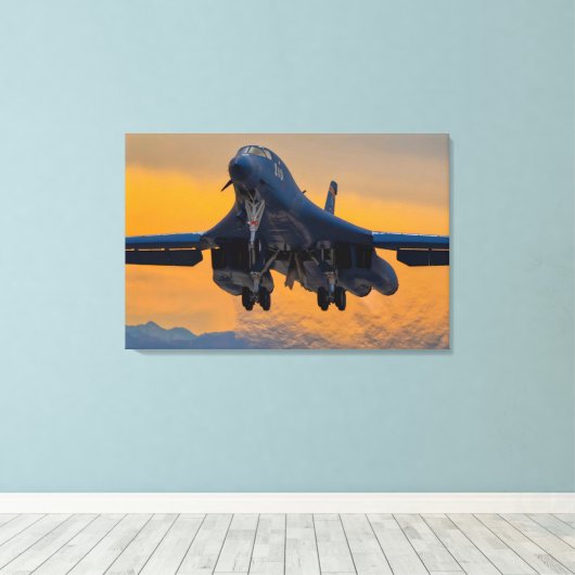 B-1B LANCER 24x36 Leinwanddruck (Insitu (Holzboden))