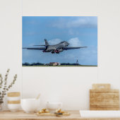 B-1B Lancer Aircraft Poster (Küche)