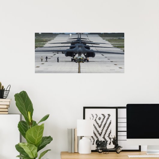 B-1B Lancer Aircraft Poster (Heimbüro)