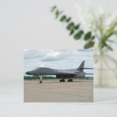 B-1B Lancer Bomber am Boden Postkarte (Stehend Vorderseite)