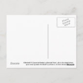 B-1B Lancer Bomber am Boden Postkarte (Rückseite)