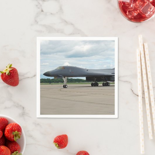 B-1B Lancer Bomber am Boden Serviette (Beispiel)