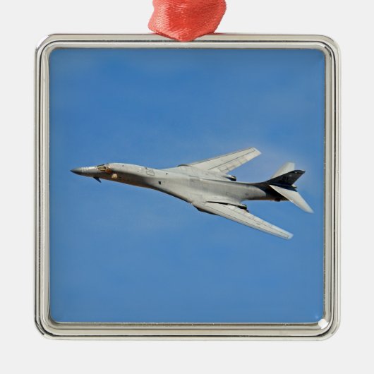 B-1B Lancer Bomber Wings Swept Ornament Aus Metall (Vorne)