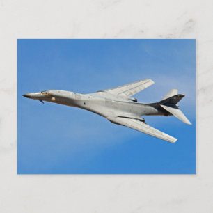 B-1B Lancer Bomber Wings Swept Postkarte