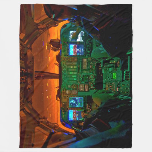 B-1B LANCER COCKPIT FLEECEDECKE (Vorderseite)